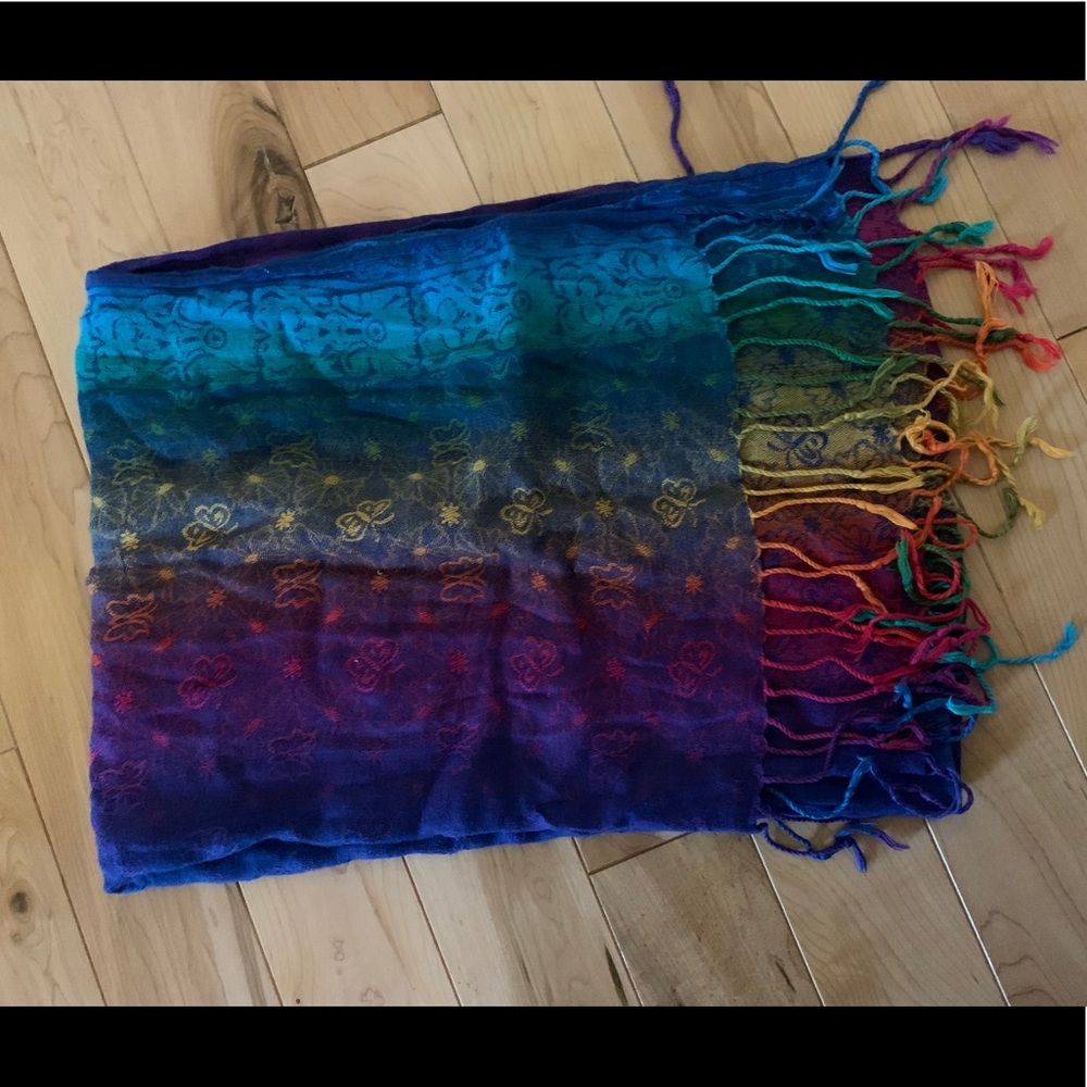 Rainbow pashmina